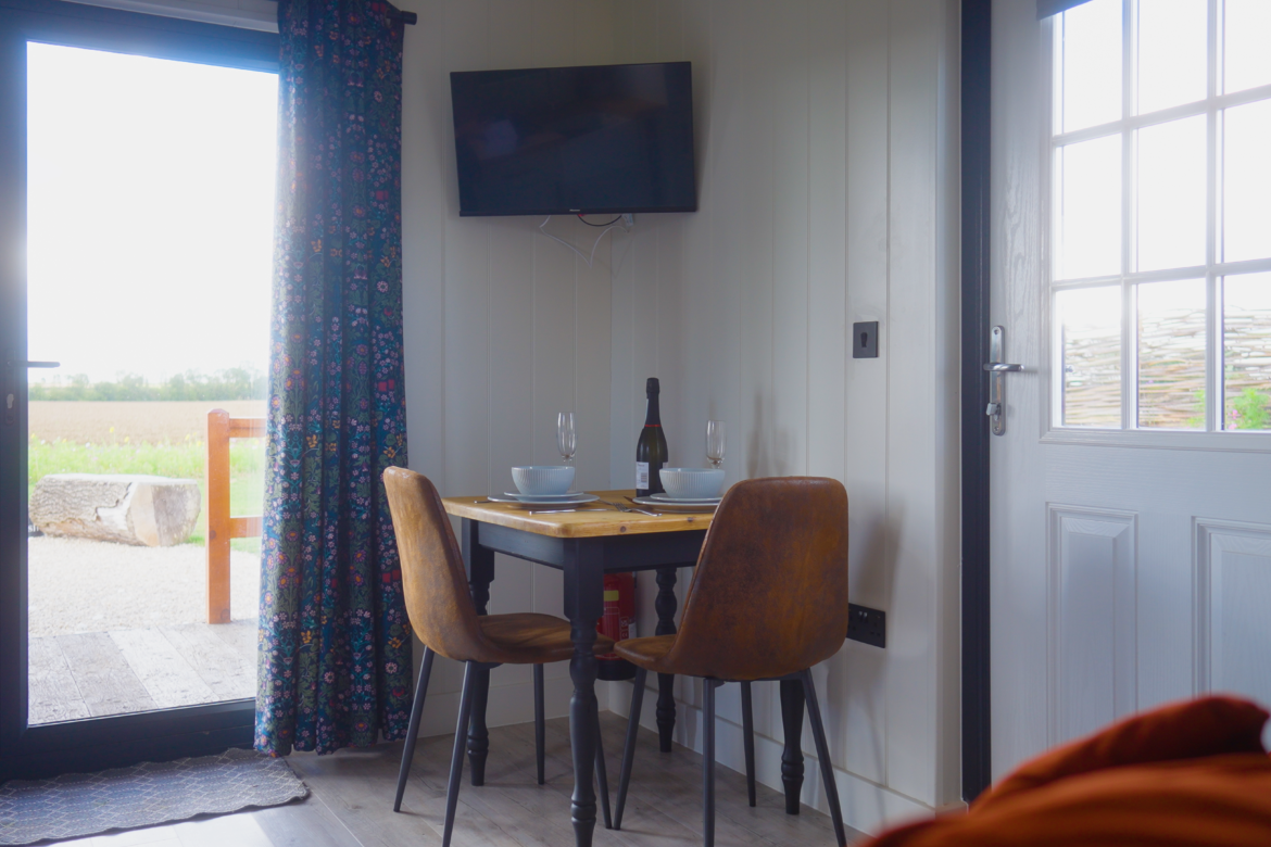 Inside Waterlily living area 