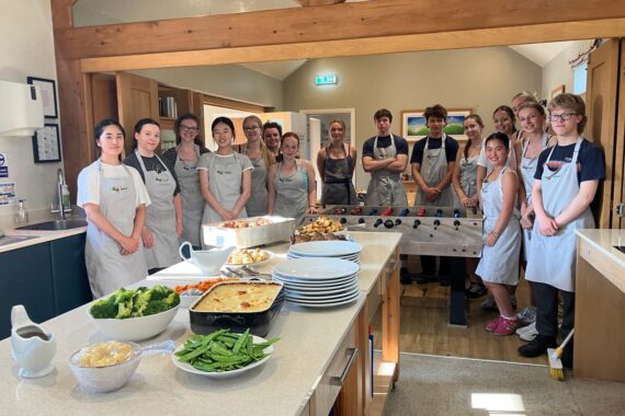 Duke of Edinburgh Residential celebration meal