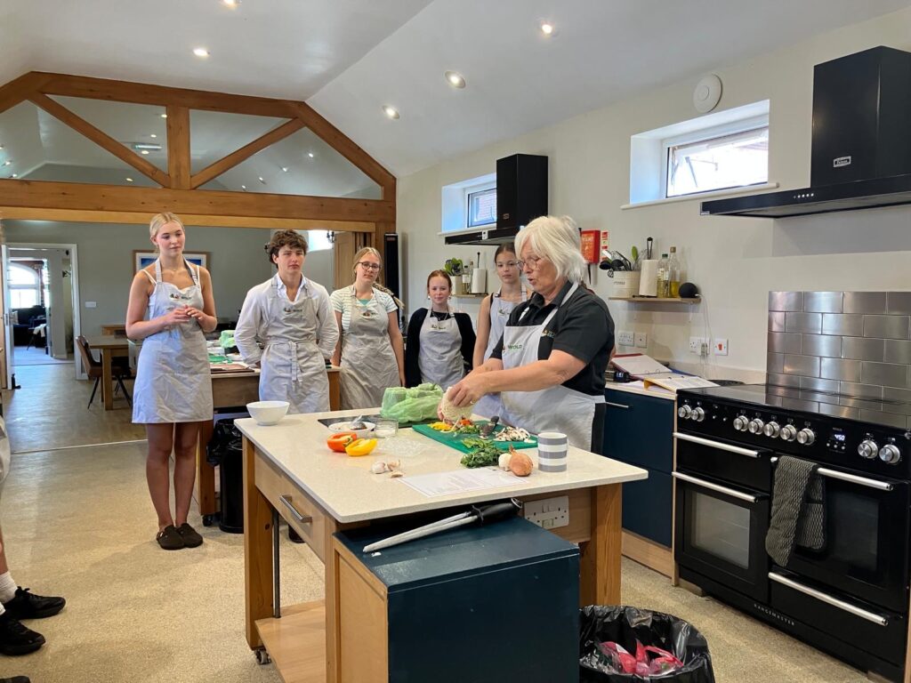 Tutor Gill with Duke of Edinburgh students