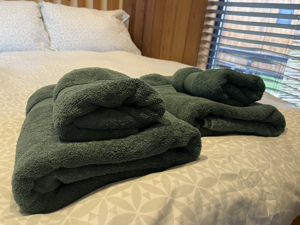 Wold Escape Cabins Towels