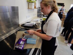 DofE student at Yorkshire Wolds Cookery School