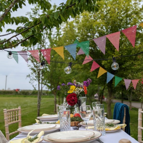 The Long Table Feast in the Orchard