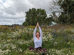 Jennifer at New Moon Yoga at Wold Escapes