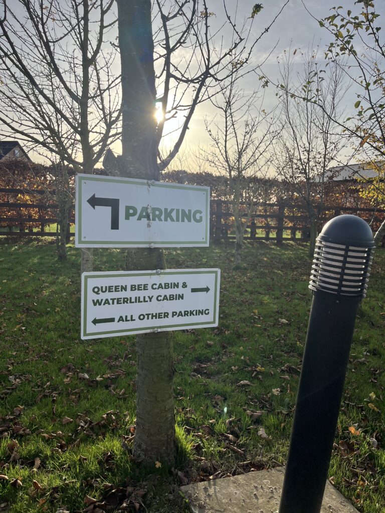 Parking at Wold Escapes