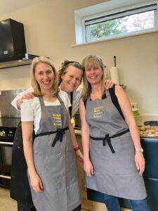 Stephanie Moon teaching at the Yorkshire Wolds Cookery School