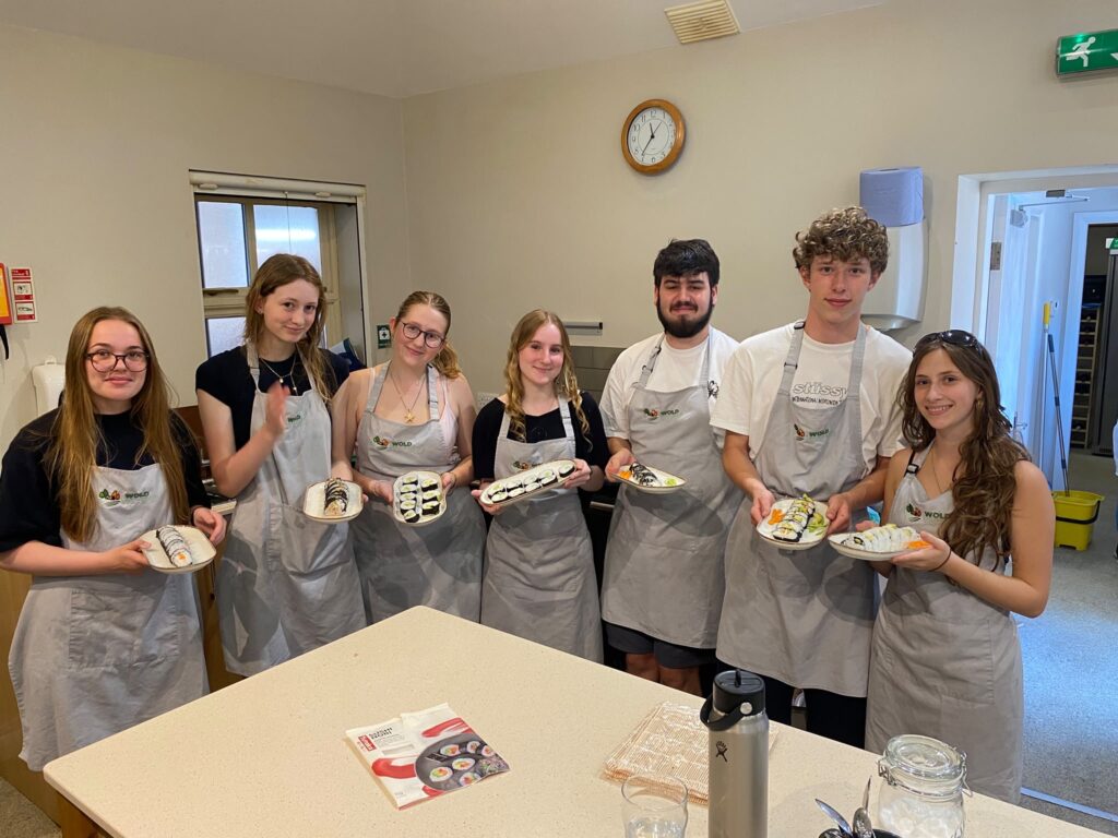 Sushi Making Class on DofE Gold Residential Cookery Week