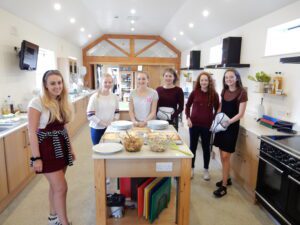 DofE students at Yorkshire Wolds Cookery School