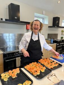Stephanie Moon at the Yorkshire Wolds Cookery School
